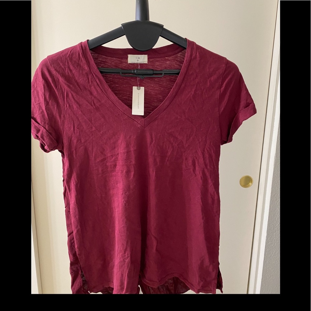 T LA short sleeve top.  Anthropologie